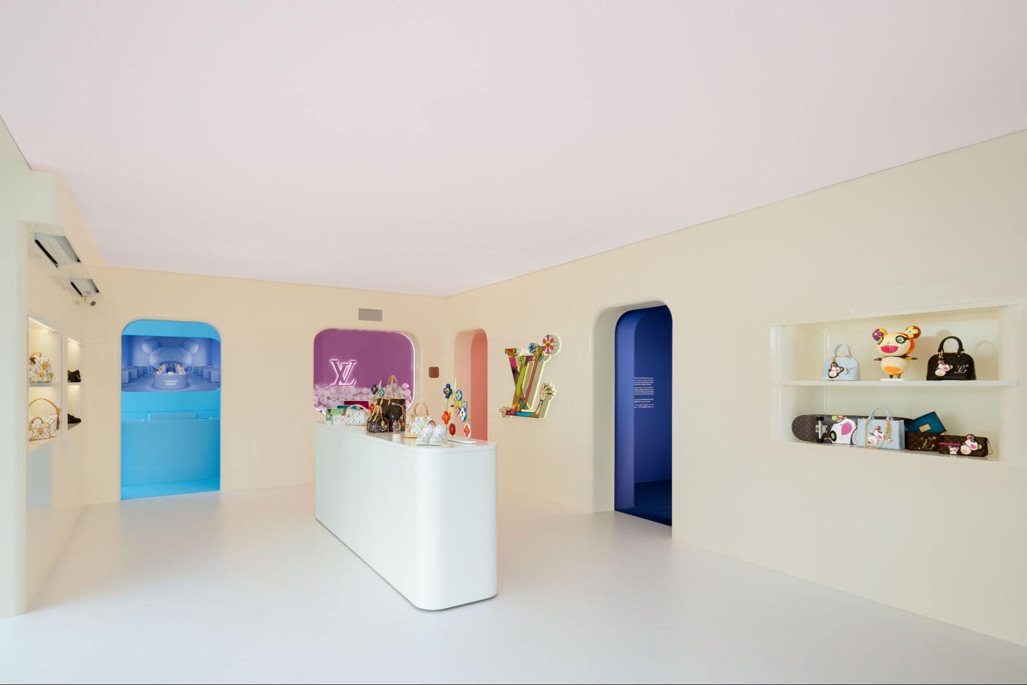 Louis Vuitton x Murakami Singapore Pop-Up retail space