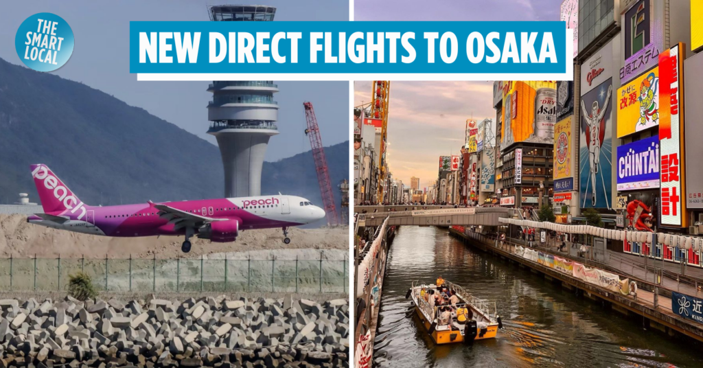 Peach Aviation SG-Osaka flights cover image